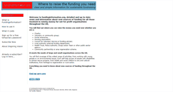 Desktop Screenshot of fundinginformation.org